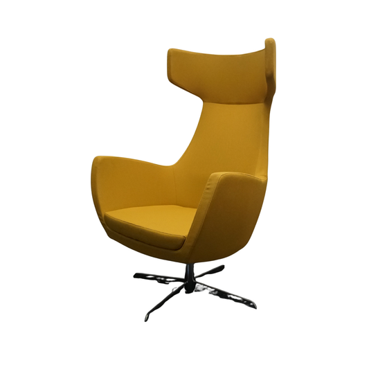 Ahrend Design Fauteuil | Draaibaar | Okergeel