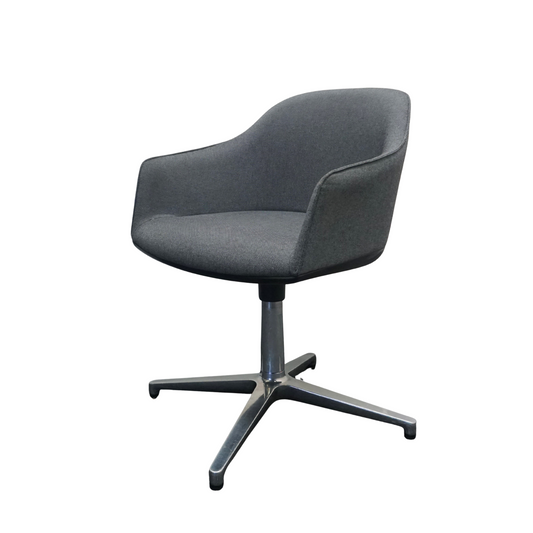 Vitra Softshell Design Vergaderstoel | Conferentiestoel | Grijs