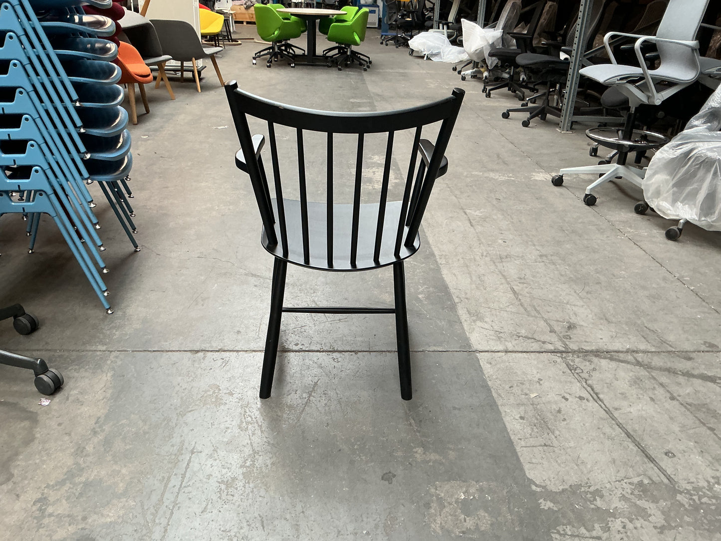 HAY J42 Eiken Design Stoelen | Hout | Zwart | Armleuningen | VINTAGE