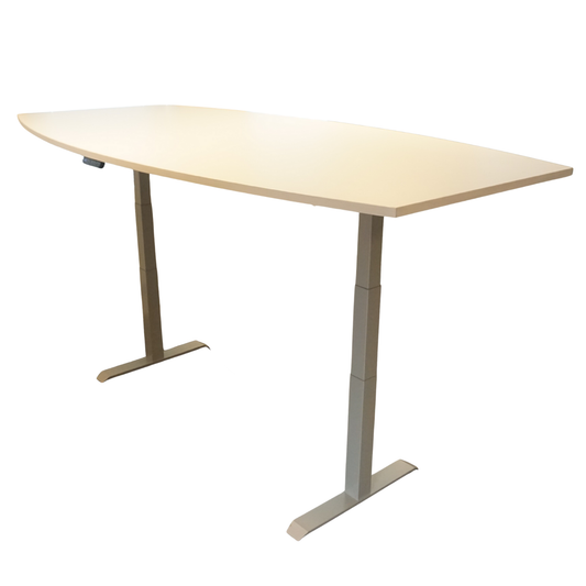 Zit-sta Vergadertafel | Elektrisch | 240 x 120 cm | Hoogte: 60 - 125 cm