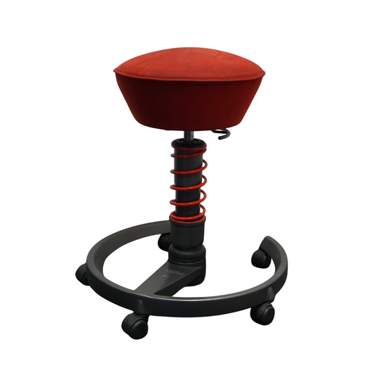 Aeris Swopper Classic Design Kruk | Balans Kruk | Verrijdbaar | Rood