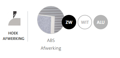 Akoestisch Opzetscherm Duo Desk | 48 mm | Hoogte 990 mm | Bevestiging Aluminium