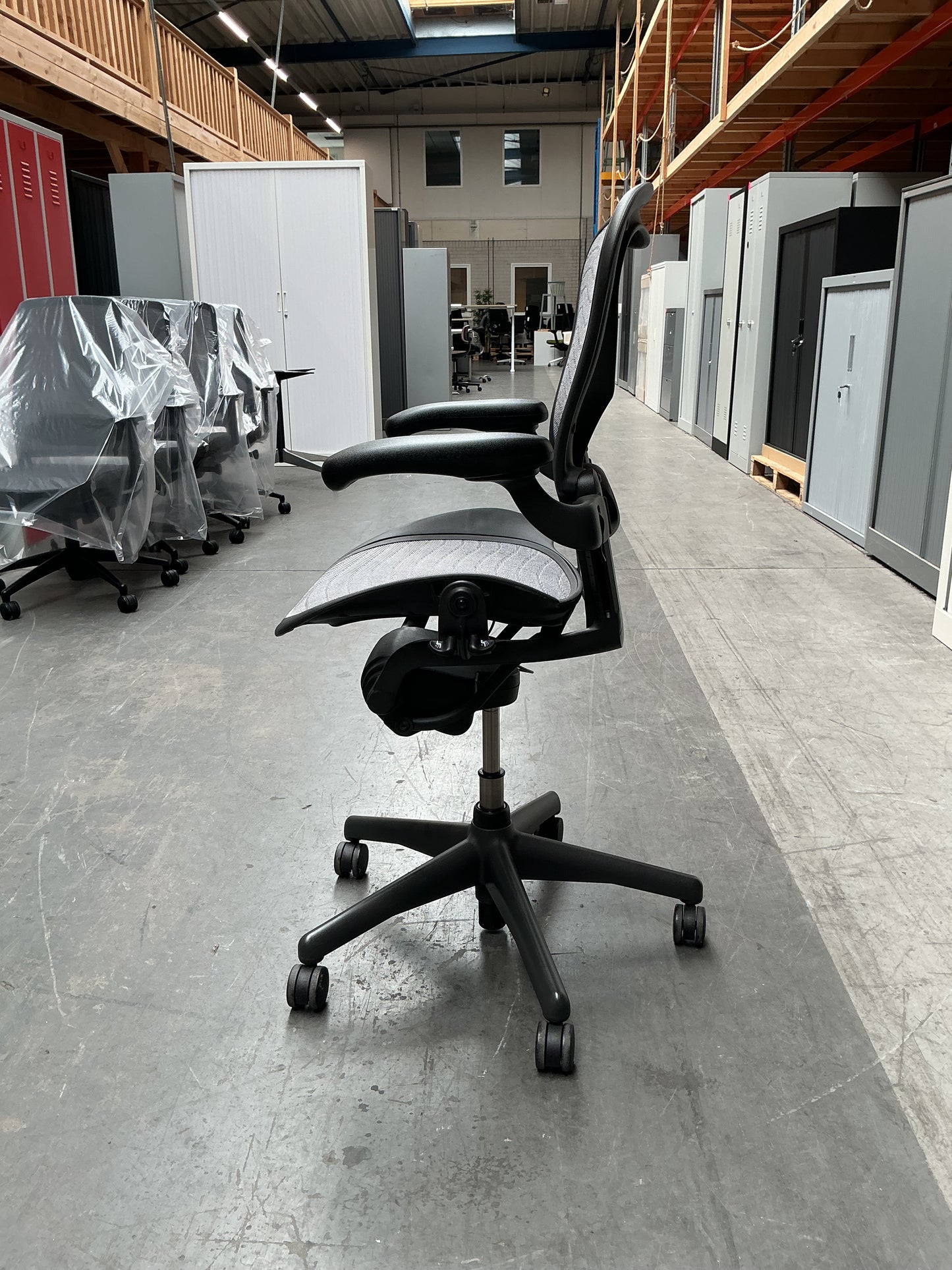 Herman Miller Aeron Tuxedo Bureaustoel | Type B | Graphite