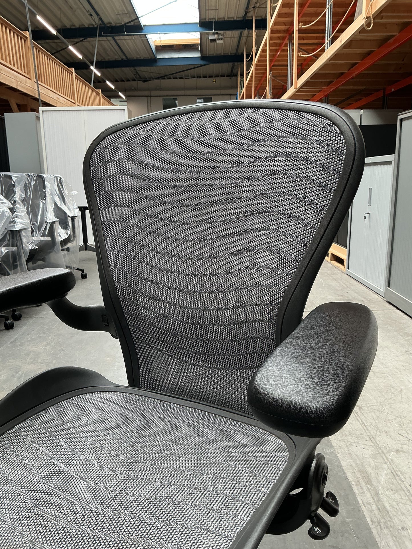 Herman Miller Aeron Tuxedo Bureaustoel | Type B | Graphite