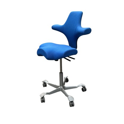 HAG Capisco 8106 Bureaustoel | Zithoogte 52-70 cm | Blauw
