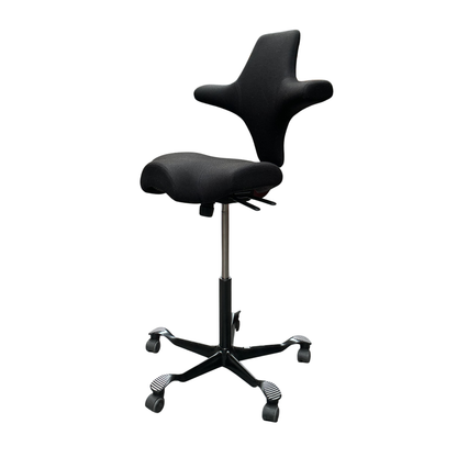 HAG Capisco 8106 Bureaustoel | Zithoogte 60-85 cm | Zwart