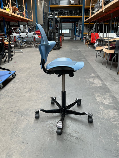 HAG Capisco 8010 Puls Bureaustoel | Zithoogte 47-66 cm | Lichtblauw