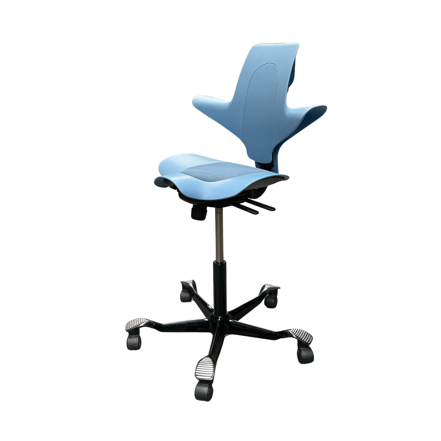 HAG Capisco 8010 Puls Bureaustoel | Zithoogte 47-66 cm | Lichtblauw