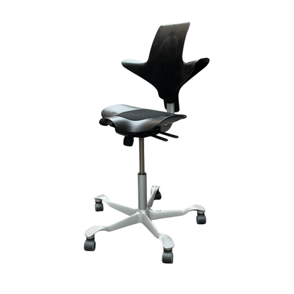 HAG Capisco 8010 Puls Bureaustoel | Zithoogte 47-65 cm | Zwart