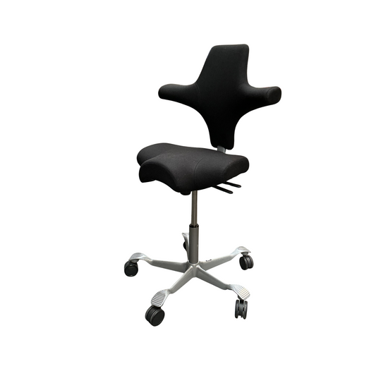 HAG Capisco 8106 Bureaustoel | Zithoogte 53 - 69 cm | Zwart | Grijs