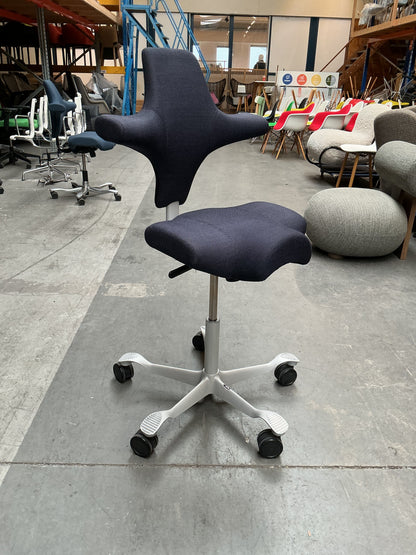 HAG Capisco 8106 Bureaustoel | Zithoogte 50-70cm | Grijs Blauw| Grijs