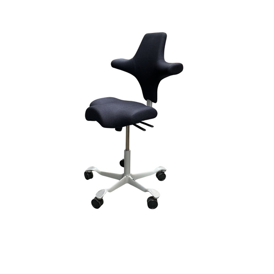 HAG Capisco 8106 Bureaustoel | Zithoogte 50-70cm | Grijs Blauw| Grijs