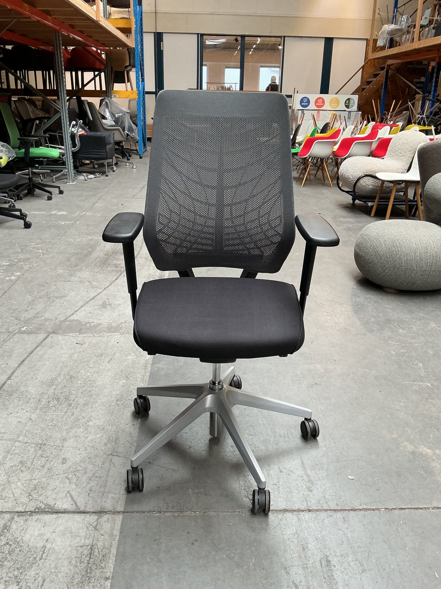 Interstuhl Bureaustoel JOYCE | Zwart | Chroom