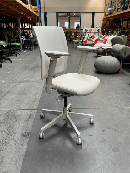 Lensvelt Boring Bureaustoel | Netweave | Boring Grey