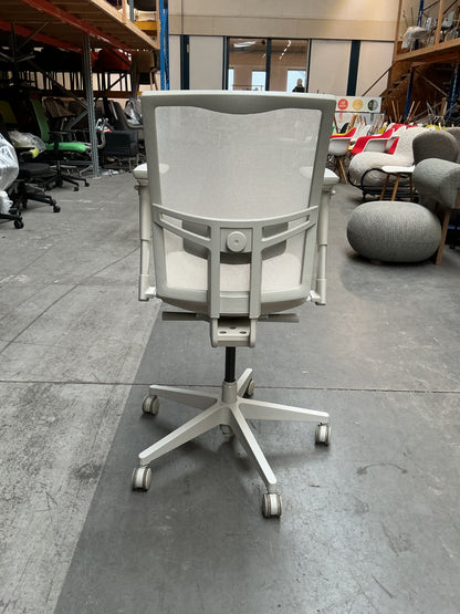 Lensvelt Boring Bureaustoel | Netweave | Boring Grey