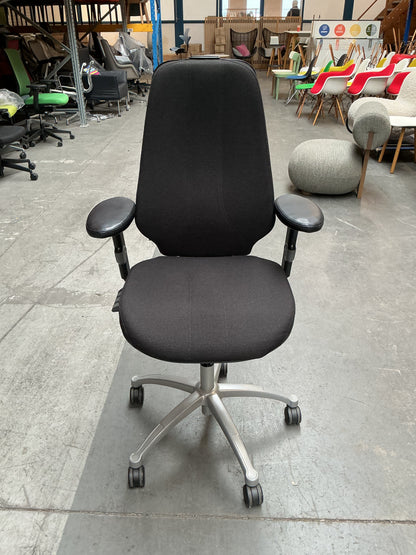 RH Logic 400 XL Bureaustoelen | Zwarte stof  | Ergonomisch