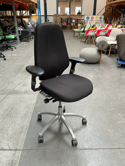 RH Logic 400 XL Bureaustoelen | Zwarte stof  | Ergonomisch