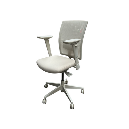 Lensvelt Boring Bureaustoel | Netweave | Boring Grey