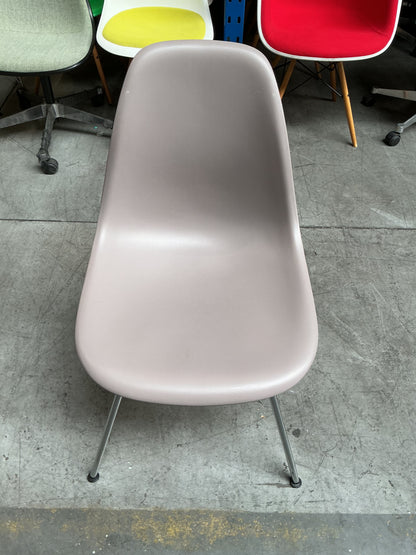 Vitra DSX Design Stoel | Taupe | Chroom
