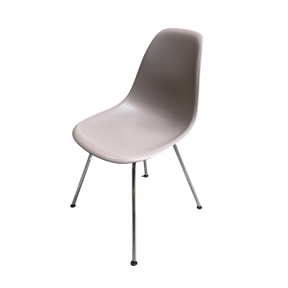Vitra DSX Design Stoel | Taupe | Chroom