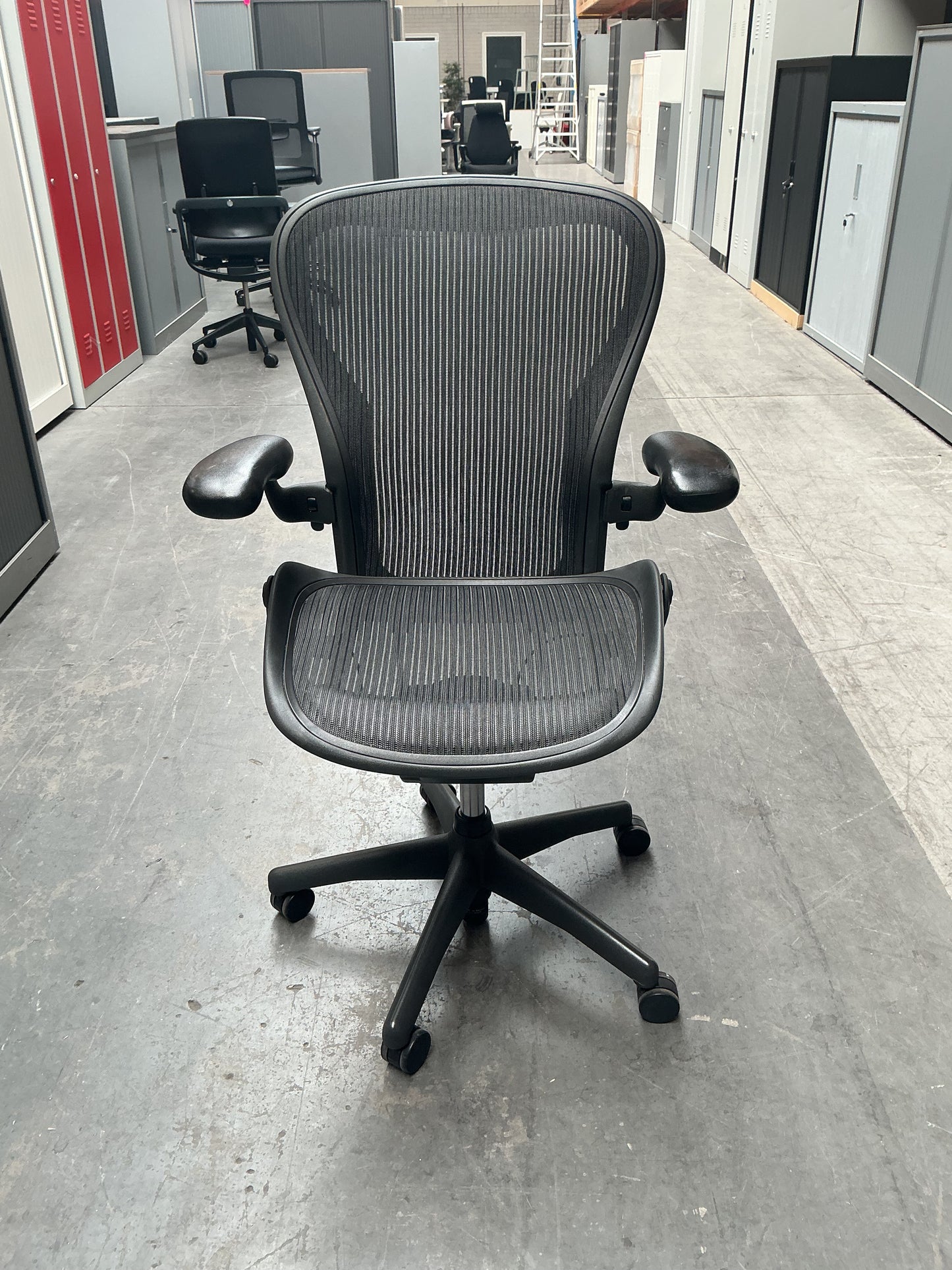 Herman Miller Aeron Bureaustoel | Type C | Graphite