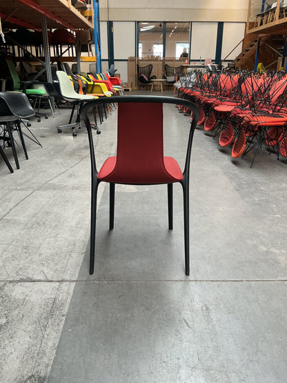 Vitra Belleville Chair Stoel | Kunststof | Rode Stof