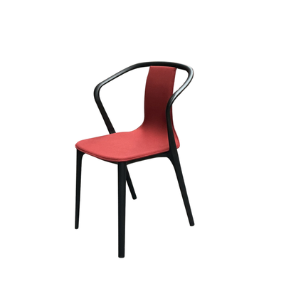 Vitra Belleville Chair Stoel | Kunststof | Rode Stof