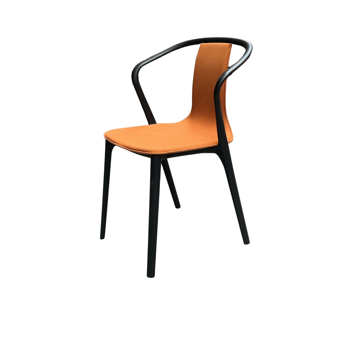 Vitra Belleville Chair Stoel | Kunststof | Oranje Stof