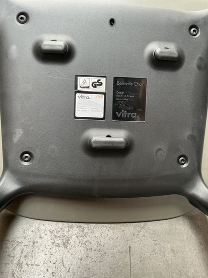 Vitra Belleville Chair |  Donker Grijs | Kunststof