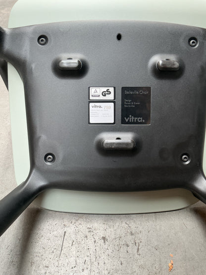Vitra Belleville Chair Stoel | Licht Grijs | Kunststof