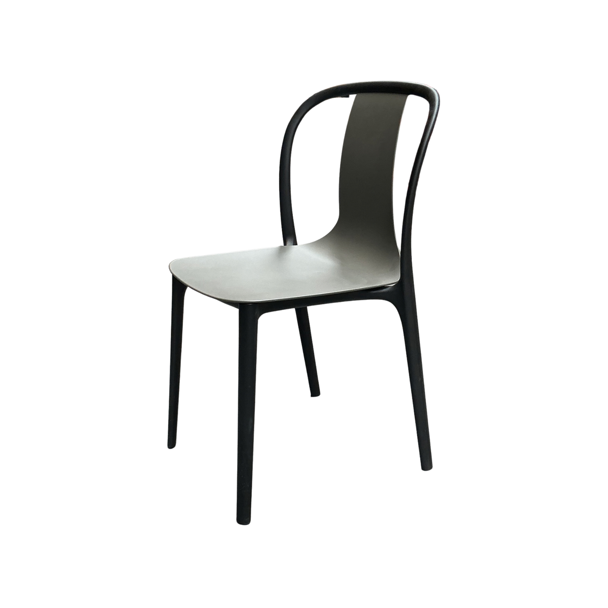 Vitra Belleville Chair |  Donker Grijs | Kunststof