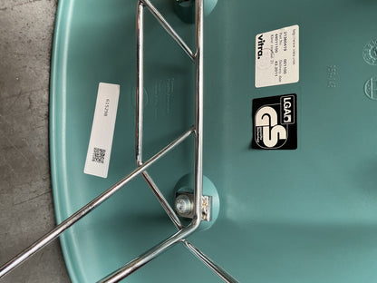 Vitra Eames RAR Design Stoel | Schommelstoel | Zeegroen