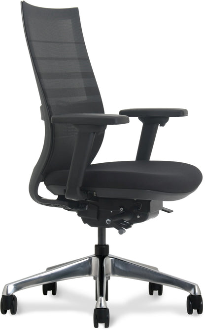 Curve Deluxe Bureaustoel | Ergonomisch | Zwart