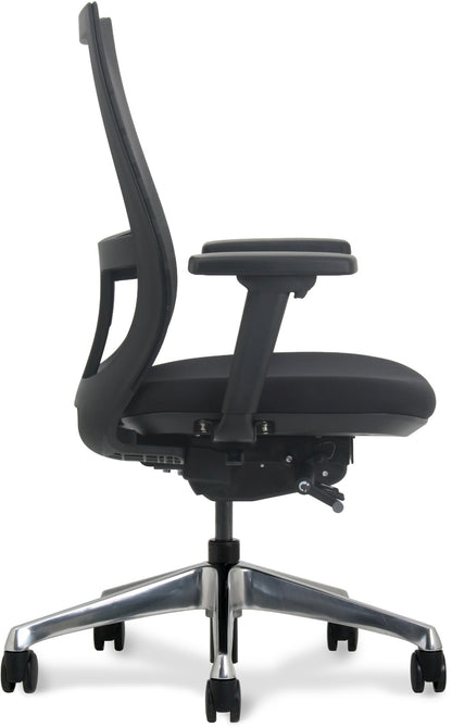 Curve Deluxe Bureaustoel | Ergonomisch | Zwart