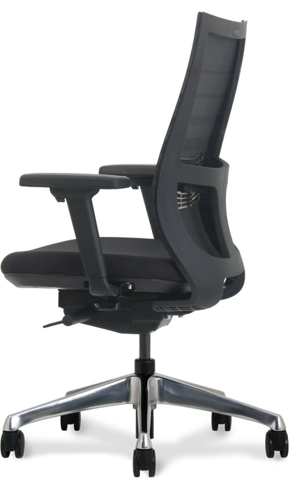 Curve Deluxe Bureaustoel | Ergonomisch | Zwart