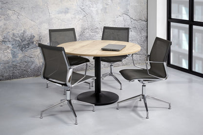 Vergadertafel Q-Bic| Rond | 120 cm | Leverbaar in Diverse Kleuren