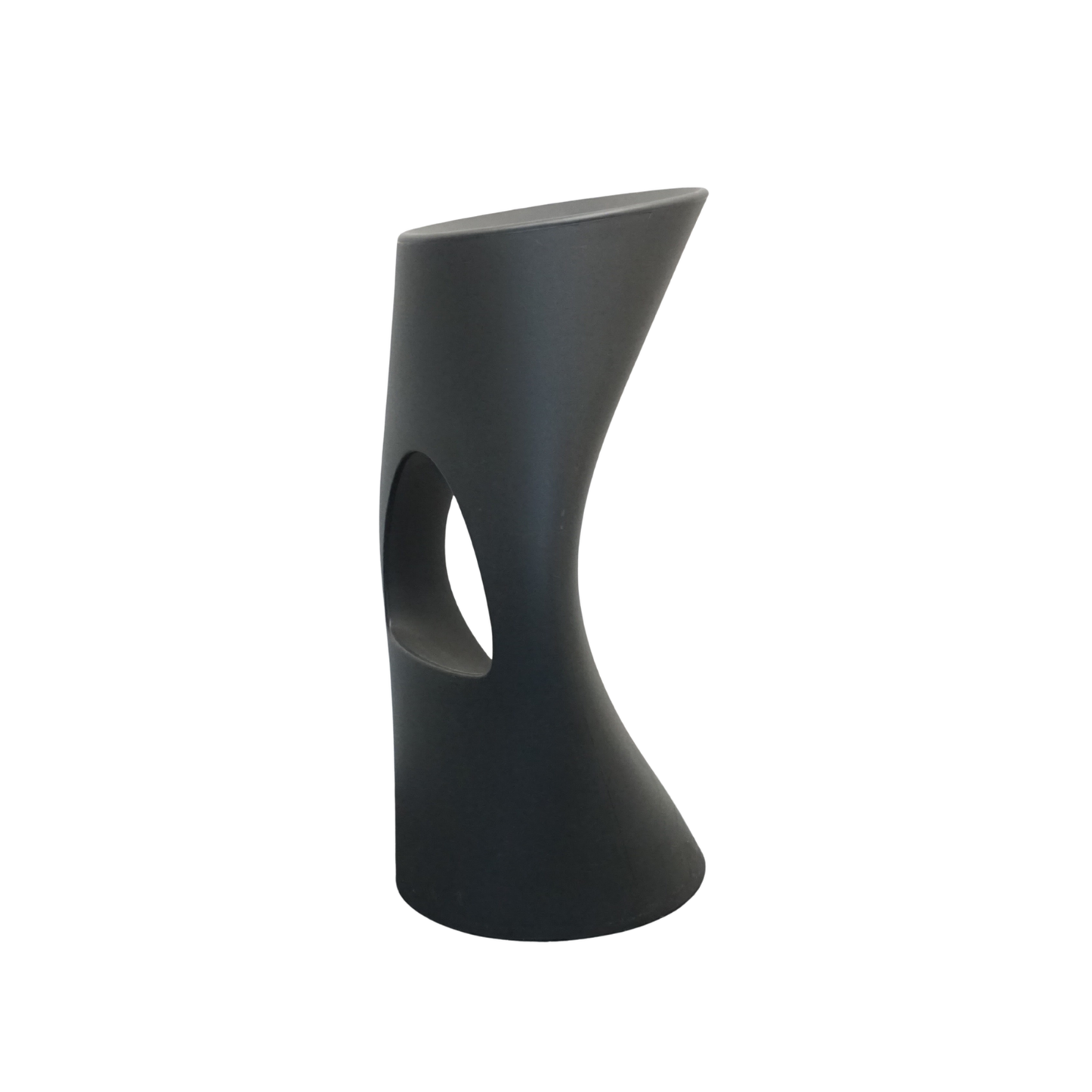 Mobles114 Barcelona Flod Design Barkruk | Antraciet | Zithoogte 77 cm