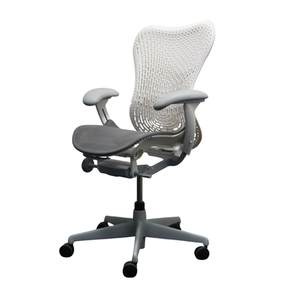 Herman Miller Mirra 2 Bureaustoel | Wit / Lichtgrijs