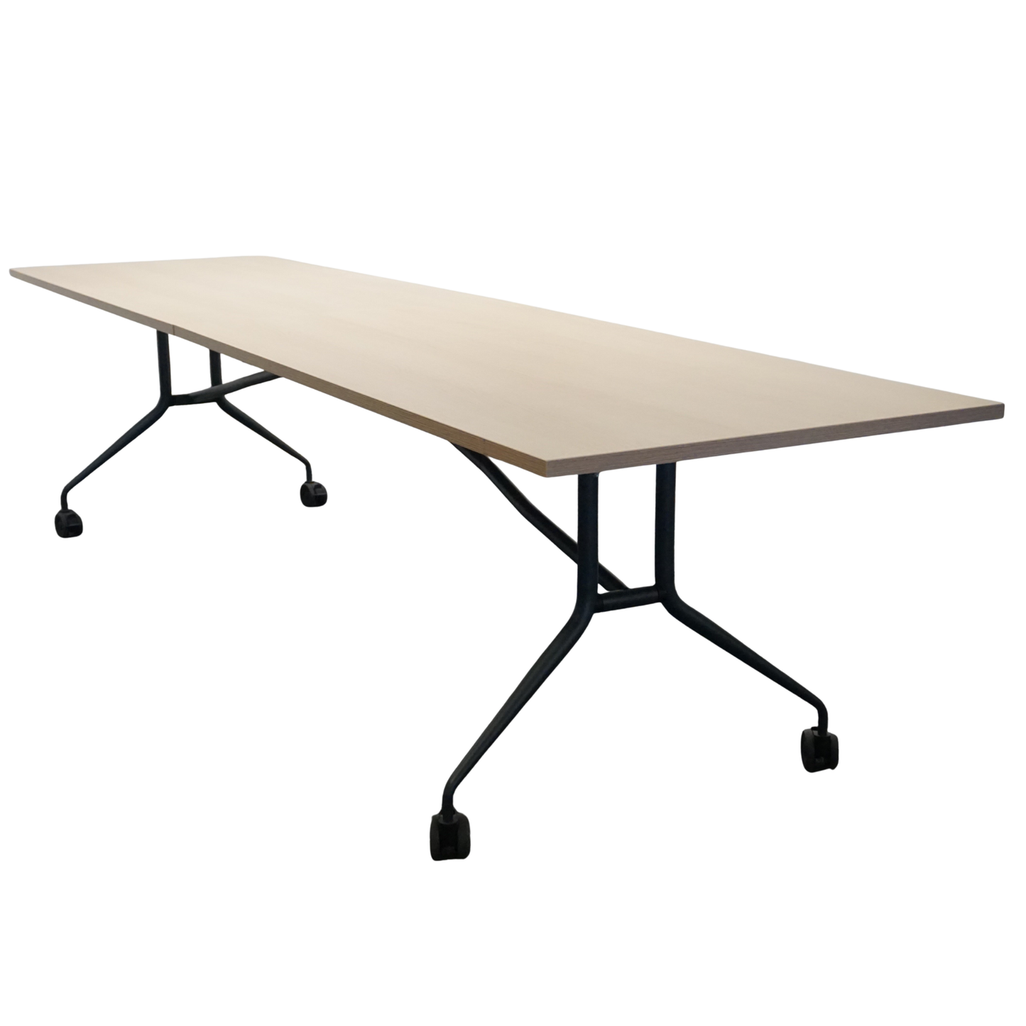 Mara Klaptafel Verrijdbaar | 320 x 80 cm | Midden eiken blad