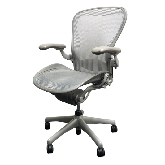 Herman Miller Aeron type C Bureaustoel | Ergonomisch | Titanium