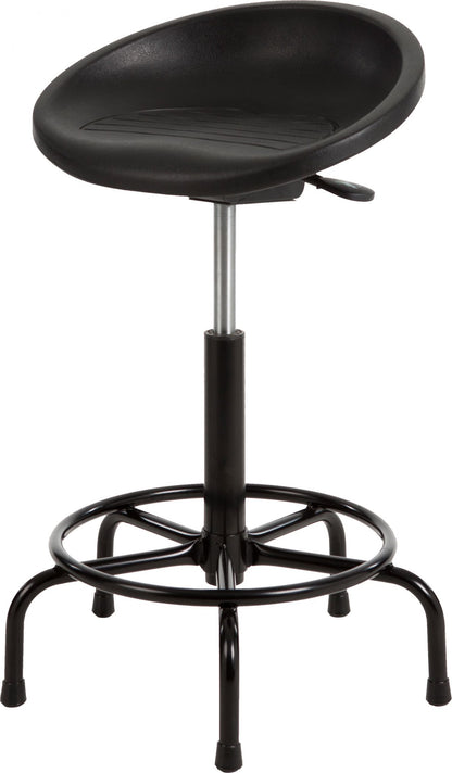 Stahulp type P3-200 | P3 Serie | Zit-Sta Kruk | Zwart