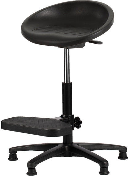 Stahulp type P3-267 | P3 Serie | Zit-Sta Kruk | Zwart