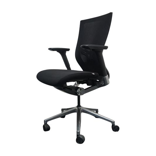 Sidiz T50 Bureaustoel | Zwart | Netweave | Lendensteun