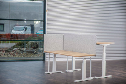 Akoestisch Stand Alone | 18 mm | Hoogte 790 mm | Voet Plat Wit
