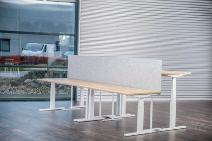 Akoestisch Stand Alone | 18 mm | Hoogte 790 mm | Voet Plat Wit