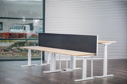 Akoestisch Stand Alone | 48 mm | Hoogte 590 mm | Voet Plat Wit