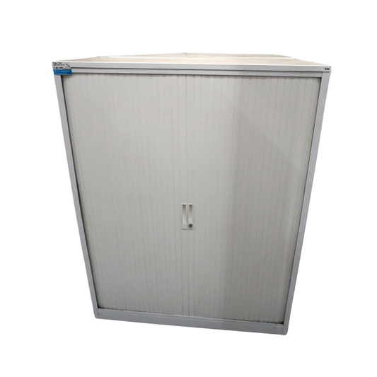 TDS Roldeurkast | Archiefkast | 153 x 120 x 46,5 cm | Wit