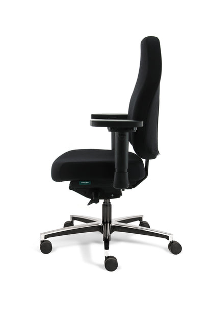 Bureaustoel Therapod X | Ergonomisch | Zwart | Mirage Stof
