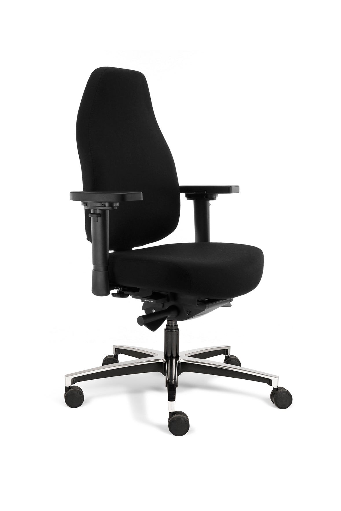 Bureaustoel Therapod X | Ergonomisch | Zwart | Mirage Stof