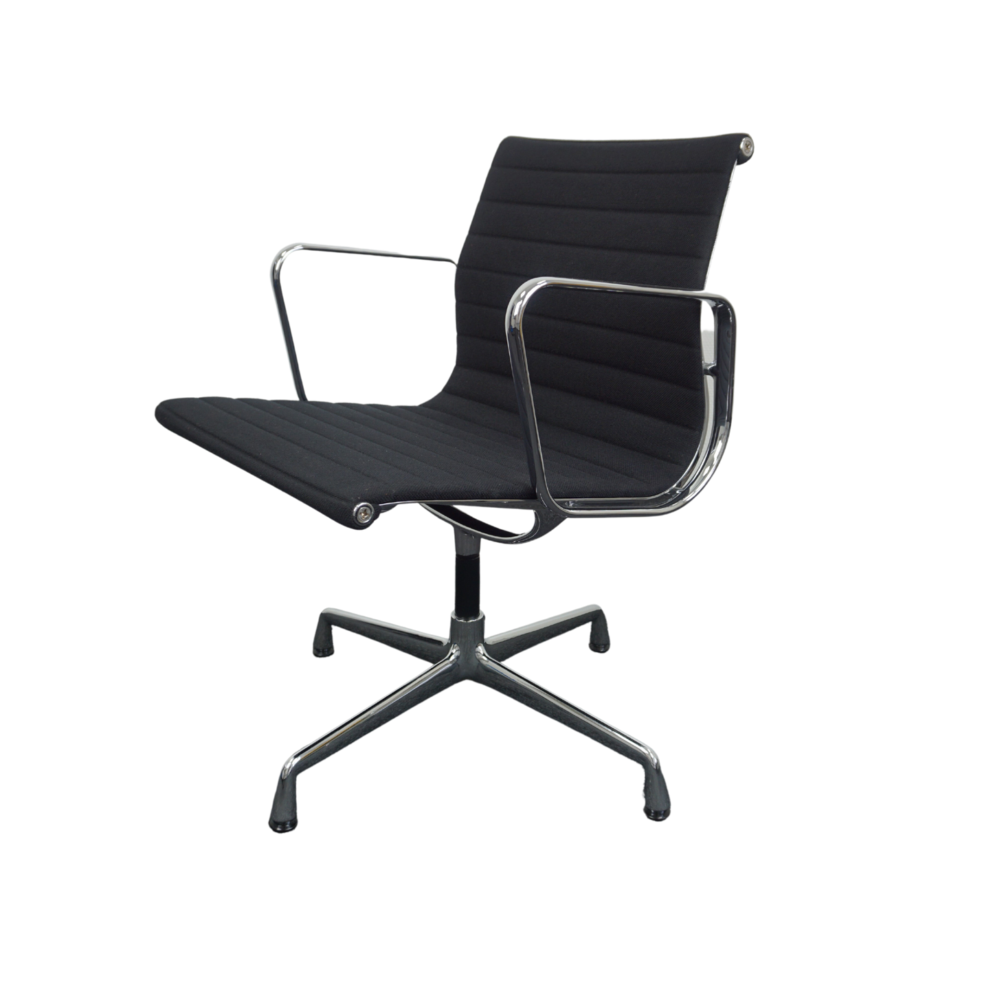 Vitra EA 108 Design Stoel | Vergaderstoel | Zwart |  Hopsak